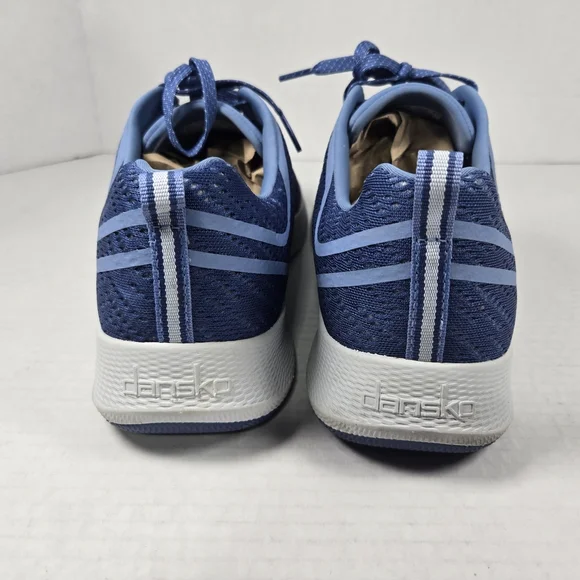 Dansko Sky Blue Mesh Laceup Lightweight Comfort Walking Sneakers Size EU 40 US 9 - Picture 6 of 12